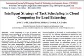 مقاله ترجمه شده استراتژی هوشمند زمان‌بندی وظیفه برای تعادل بار در محاسبات ابری